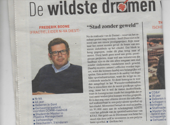Frederik Boone, N-VA Diest